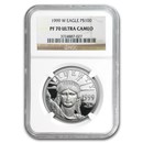 1999-W 1 oz Proof Platinum American Eagle PF-70 NGC 1999-W 1 oz Proof Platinum American Eagle PF-70 NGC